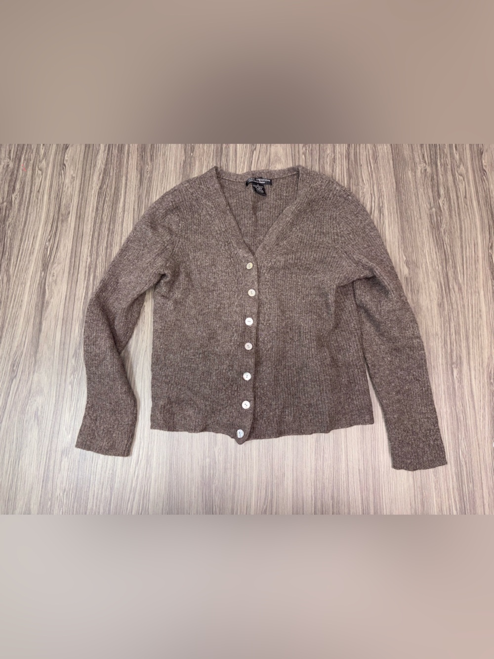 Sarah Spencer 100% Wool Cardigan Size Large